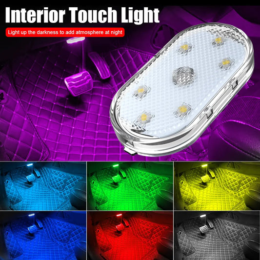Car Multi-Function Touch USB Lamp