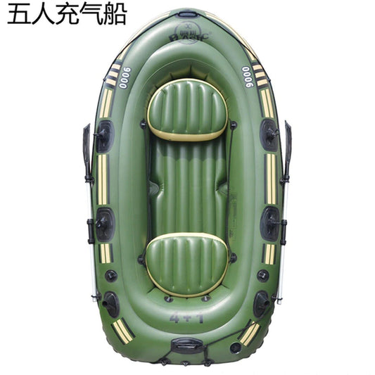 Thickened Drifting Boat Kayaking Outdoor Lake Fishing Inflatable Boat with Cushion