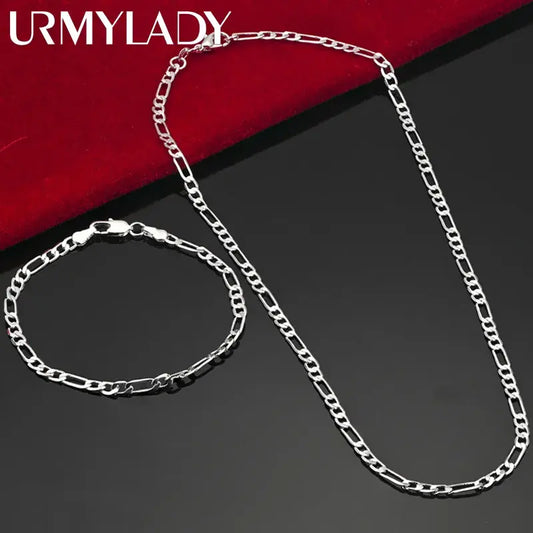 Noble 925 sterling silver 4MM chain for men